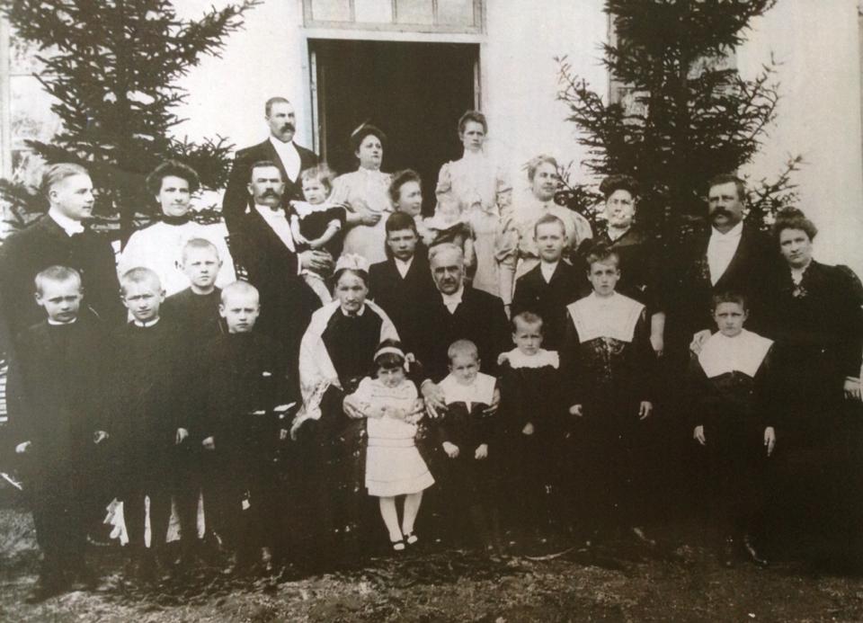 The Andersson family, Sweden, before the crossing to Canada